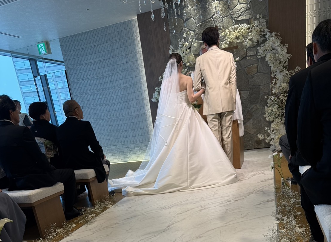 結婚式の写真